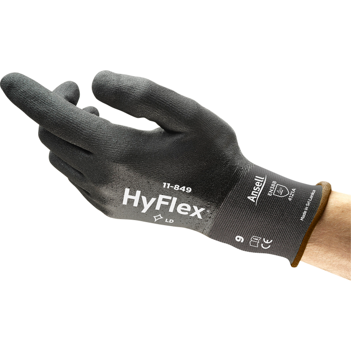 Gants HyFlex® 11-849 noir - ANSELL