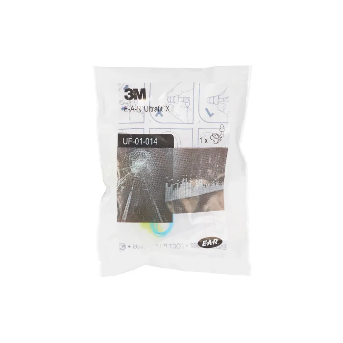 Boîte de 50 paires de Bouchons d'oreilles Ultrafit X cordés UF-01-014 - 3M – Image 2
