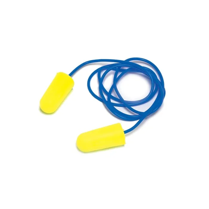 Boîte de 200 paires de Bouchons d'oreilles E-A-Rsoft™ Yellow Neon cordés - 3M