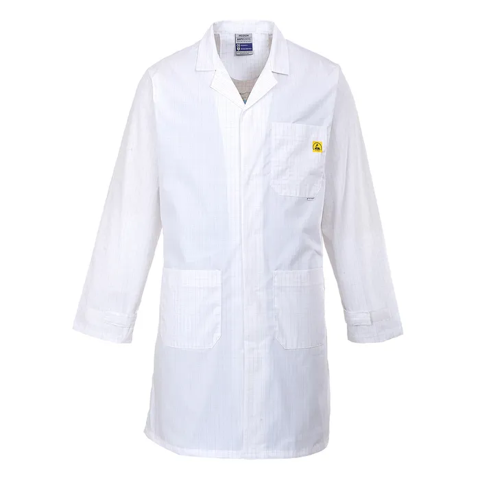Blouse blanche POLY/COTON C852WHR, M - PORTWEST