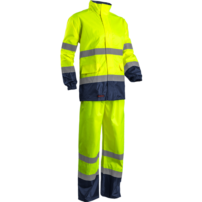 ENSEMBLE DE PLUIE 7HWRY JAUNE/MARINE