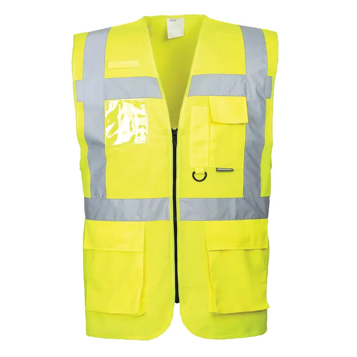 Gilet de signalisation HV Executive Berlin S476 jaune - PORTWEST