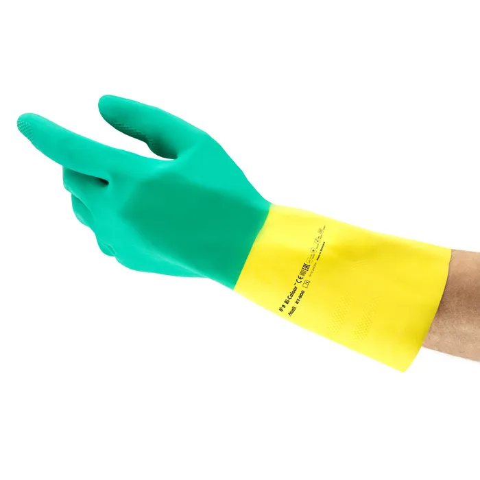 Paire de Gants AlphaTec 87-900 vert/jaune - ANSELL