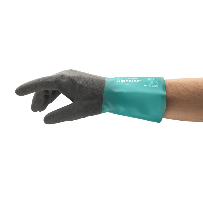 Paire de Gants AlphaTec® 58-530 W noir/vert - ANSELL