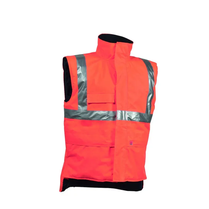 Gilet fourré Notos orange fluo - ERGOS